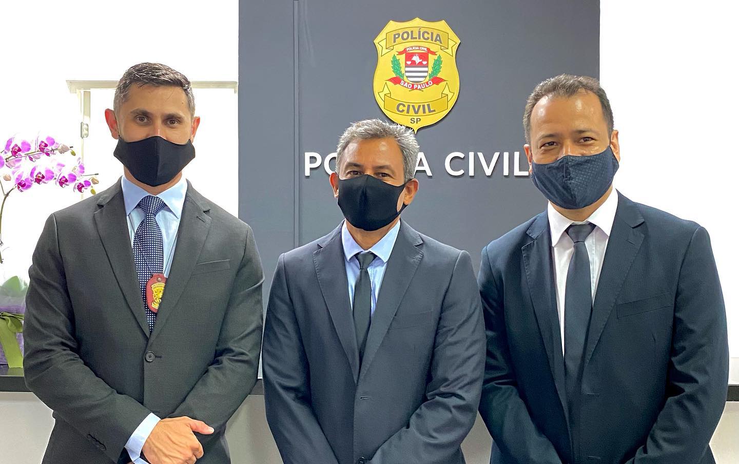 Delegados Sebastião, Elton e Hermes